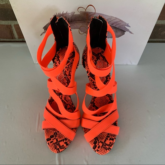 Jessica Simpson Women’s Jyra Pink High Heel Evening Cage Sandals US 8.5 M MINT - Picture 3 of 9